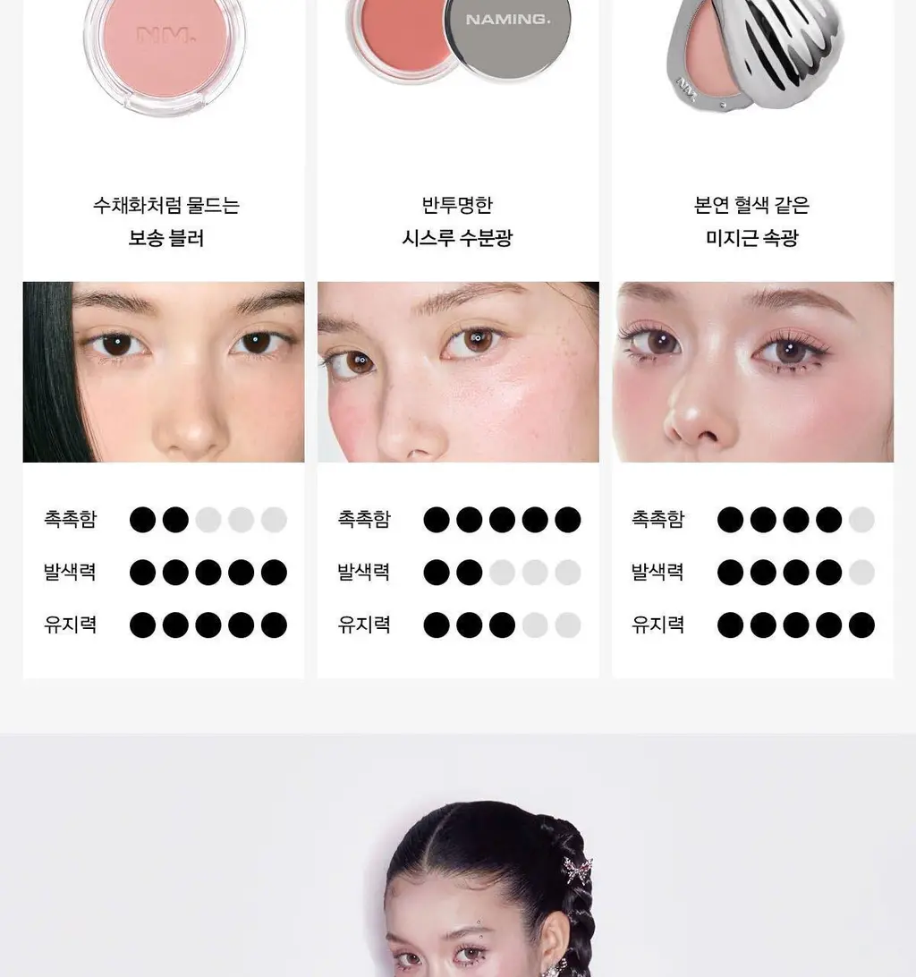[베이스 착붙/속광치크] 네이밍 블러리 치크밤 4colors 상세페이지 22